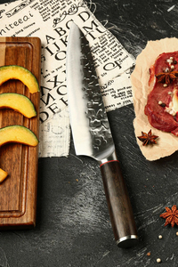 Couteau de chef, couteau à légumes, couteaux forgés robustes - Product Image 4