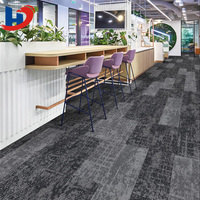 HENGJIU Luxus-Hotelteppichfliesen 100% Nylon 25x100cm Exklusive Flur- und Lounge-Teppiche mit Abstrakter Steinoptik