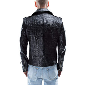 Veste en cuir PU de haute qualité pour homme, design tendance, streetwear élégant, vêtement d'extérieur durable et confortable - Product Image 3