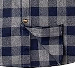 เสื้อเชิ๊ตแขนยาวผ้าสักหลาดสำหรับผู้ชายเสื้อเชิ๊ตแขนยาวผ้าสักหลาดสำหรับขี่มอเตอร์ไซค์เสื้อเชิ๊ตผู้ชายใส่ในฤดูร้อนโลโก้ตามสั่ง - Product Image 3