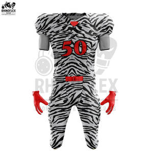 Uniformes légers personnalisés de football américain Nouveau dernier style Uniformes de football américain de couleur unie Meilleure vente - Product Image 2