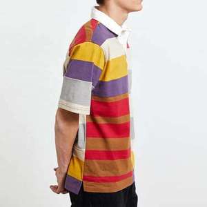เสื้อโปโลผู้ชายคุณภาพสูง สีสันสดใส ผ้าฝ้าย 100% แขนสั้น สวมใส่สบาย น้ำหนักเบา - Product Image 3