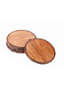 Classic Style Custom Logo Size Natural Cup Mat Bamboo Eco-Friendly Wooden Coasters for Drinks Coffee Tea <b>Kitchen</b> <b>Accessory</b> - Product Image 5