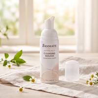Mousse nettoyante douce aux acides aminés, marque privée personnalisée, pour peaux sensibles, nettoyage en profondeur des pores, hydratante, 100 ml