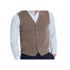 Gilet da Uomo in Lana Merino Bloomingdale's Blu Navy Taglie Forti, Abbigliamento Esterno con Bottoni Decorativi, in Nylon Traspirante e Cotone Lavorato a Maglia, con Logo - Product Image 6