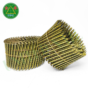 Clavos de bobina hechos en Vietnam para pistola de clavos neumática para paletas de madera de acero con cabeza a cuadros y tipo de vástago liso/anillo/tornillo - Product Image 6