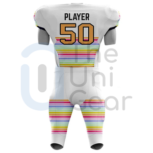 Venta al por mayor de alta calidad uniformes de fútbol americano jóvenes Venta caliente Jersey Shorts para equipos de hombres y mujeres de talla grande incluido - Product Image 2