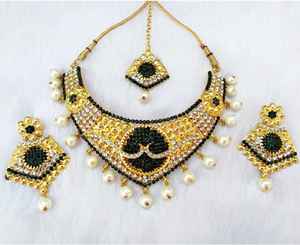 Ensemble de collier, boucles d'oreilles et diadème de mariée de luxe, alliage, cristal et strass, design floral, bijoux vintage pour mariage et fête, femmes - Product Image 4