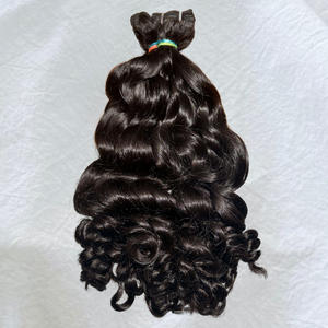 100% ต่อผมดิบแบบอินเดียย้อมสีทันสมัย - Product Image 1