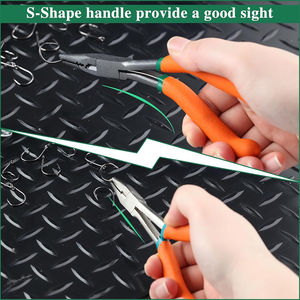 German Stainless Steel Multifunctional <b>Fishing</b> <b>Pliers</b> Straight With Custom Color PVC Grip Handle Fish <b>Plier</b> - Product Image 2