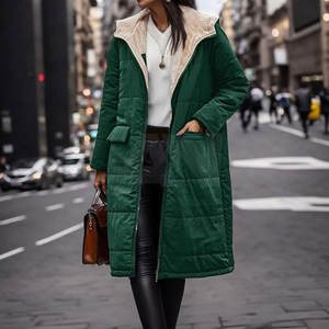 Venta al por mayor Low Moq Mujeres Puffer Chaquetas Largas 2025 Nuevo Estilo Chaquetas Largas Para Mujeres Hecho En Pakistán - Product Image 4