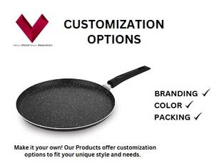 ¡Venta al por mayor clásica de hierro antiadherente tortilla Pan Dosa Tawa multi-uso Pan para múltiples propósitos para Dosa y más! - Product Image 3