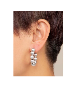 Pendientes de resina Joyería hecha a mano Pendientes de cuentas en forma de C de latón Diseño atractivo a un costo razonable - Product Image 3