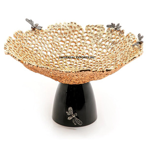Juego de Dos Tazones de Chocolate de Metal con Acabado Plateado, Tazón Decorativo para Dulces, Nuevo Tazón de Chocolate Decorativo de Lujo en Oferta - Product Image 4