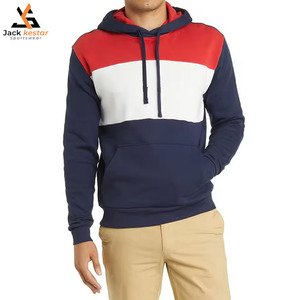 Sweat-shirts à capuche pour hommes en tissu personnalisé respirant, à séchage rapide, écologique, anti-rétrécissement, brodés, de haute qualité en polaire - Product Image 2