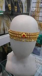2024 Vintage <b>Indian</b>-Inspired Italy-Style 24K Gold Plated Copper Necklace Fashion <b>Jewelry</b> <b>Set</b> with Diamond Direct from USA France - Product Image 4