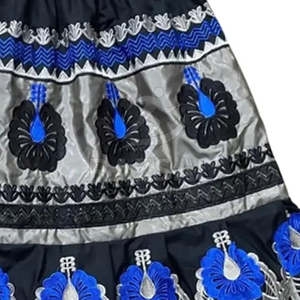 High Quality Customized Women's Punk Style Ball Gown Mini <b>Skirts</b> Solid Embroidery 100% Cotton <b>Chiffon</b> Summer Breathable - Product Image 2
