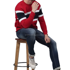 Sudadera de moda de último estilo a rayas para hombre, sudadera térmica de manga larga hecha en Pakistán de alta calidad para hombre, algodón - Product Image 5