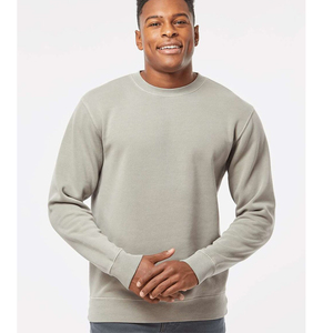 Sudadera básica para hombre Independent Trading Co. Sudadera unisex de cuello redondo teñida con pigmento de peso medio - Product Image 2