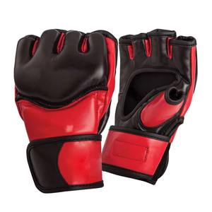 Guantes MMA de cuero genuino de alta calidad, guantes de boxeo de entrenamiento personalizados, juego de equipo de lucha de artes de combate profesional Sparring Grappling - Product Image 1