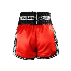 Shorts de Muay Thai professionnels, tissu satiné durable, séchage rapide, respirant, vêtements de sport pour hommes. - Product Image 3
