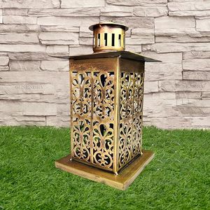 Premium Home Decor Fer Lanterne Photophore Bougeoir Pots De Bougie En Métal pour Mariages et Boîte De Noël Inclus - Product Image 4