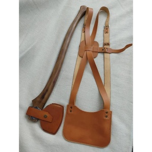 Jexmoo 19 \ "Hacha de acero al carbono hecha a mano personalizada Mango de palisandro Hacha Barbuda de cuero para exteriores Industrial Regalo del Día del Padre - Product Image 5