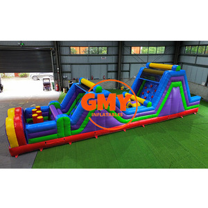 Precio de fábrica Bounce House Low Moq Carrera de obstáculos inflable Comercial Grande para niños y adultos - Product Image 1