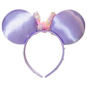 MUESTRA RETAIL H.E.R. Accesorios con Licencia Oficial: Orejas de Minnie Coloridas, Diadema de Disfraz para Niños, para Fiestas de Cumpleaños, Hechas de Seda, Fabricadas en China - Product Image 1