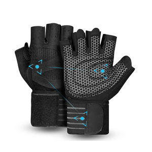 Gants de gymnastique pour hommes en polyester de haute qualité pour le sport Gants d'entraînement de fitness personnalisés en gros pour l'haltérophilie - Product Image 1