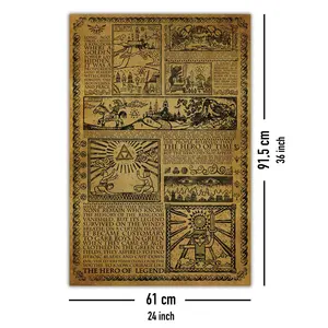 Póster de la Leyenda de Zelda: Historia del Héroe para Decoración de Pared - Product Image 2