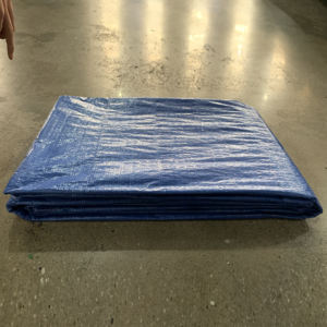 Lona textil de PE para exteriores, lámina de plástico resistente al agua, estilo liso con ojales de aluminio para lana y telas mezcladas - Product Image 5