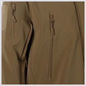 Veste pour hommes Vestes professionnelles Nouvelle arrivée 2026 Haute qualité Impression de logo personnalisée Veste softshell unie pour hommes - Product Image 5