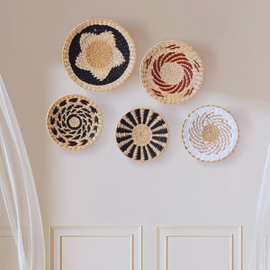 Decoración de pared tejida de alta calidad, artesanía de Color personalizado, arte de pared Natural, estilo de diseño Art Deco, fabricante directo de Vietnam - Product Image 2