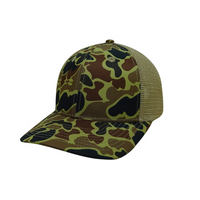 Planche Old School Duck Camo 6 Panel Ri112 Trucker Mesh Chapeaux Blank Camo Ri 112 Mesh Hat Snapback Trucker Hats Caps Vietnam Factory