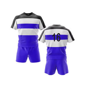 Offre Spéciale Ensemble d'uniformes de rugby personnalisables pour hommes Maillot d'équipe et short personnalisés respirants avec motifs sublimés - Product Image 3
