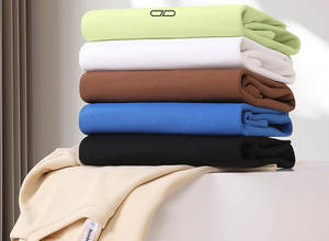 Camiseta holgada de algodón 2025 para hombre 100%, cuello redondo con Diseño ancho y camisas estampadas con patrón sólido - Product Image 6