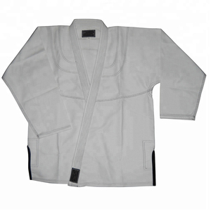 Blanco nuevo algodón perla tejido brasileño Jiujitsu Kimono Bjj Gi negro Jiu Jitsu Gi venta completa ropa de artes marciales - Product Image 5