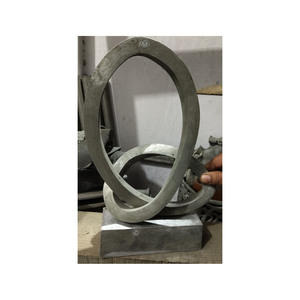Sculpture écologique de couple dansant en aluminium, ornement de pièce maîtresse, conception antique, couleur argent, décoration de table pour mariage - Product Image 5