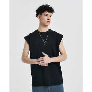 เสื้อกล้ามฟิตเนสแขนกุดสำหรับผู้ชายเสื้อออกกำลังกายคอกลมสำหรับฤดูร้อน - Product Image 4