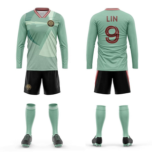 Fabricante de Uniformes de Fútbol Personalizados OEM, Marca Personalizada, Conjunto de Camiseta y Pantalones Cortos Deportivos Transpirables, de Secado Rápido y Ligeros - Product Image 4