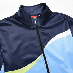 Veste Softshell pour hommes de haute qualité en vente en gros matériau de coque en polyester mince longue longueur col montant enduit traité - Product Image 3