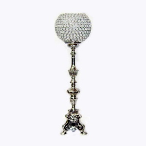 Metal Crystal Votive Candlestick Holder for Christmas Home Decoration for Wedding Table Centrepiece & Tea Light Display - Product Image 2