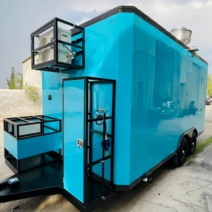 Remolque de Comida Azul Brillante de Doble Eje, Unidad Móvil Profesional + ENVÍO GRATUITO PARA TODOS - Product Image 2