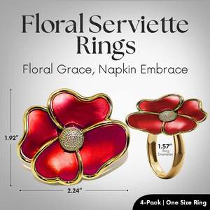 Servilletero hecho a mano de calidad superior para ajustes de mesa elegantes Diseño duradero y ligero para fiestas, bodas y cenas - Product Image 2