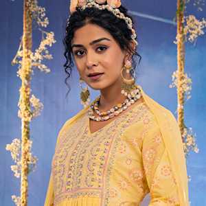 ชุดต่างหูสร้อยคอชุบทองวินเทจไข่มุกและหินธรรมชาติไม่เรียบเพชรหลักสำหรับงานแต่งงานหรือของขวัญเครื่องประดับที่ดี - Product Image 3