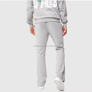 Conjunto de chándal polar de invierno unisex Top corto cálido y corredores con diseño personalizado de diamantes de imitación, traje de dos piezas de color sólido - Product Image 6