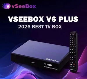 Dispositivo de Streaming Android TV VseeBox V6 Plus 2026, Android 14, Quad Core Amlogic S905Y5, 4GB RAM, 64GB ROM, Salida 8K UHD, TV Box para EE. UU. - Product Image 1