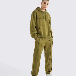 Survêtements de sport pour homme, ensemble 2 pièces de jogging personnalisé pour le printemps et l'été, sweats à capuche pour hommes, survêtement de gymnastique - Product Image 1