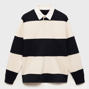 Sweat-shirt pour homme printemps-automne 2025, sweat-shirt lourd à col rabattu, ample, uni, sweat-shirt à capuche - Product Image 1